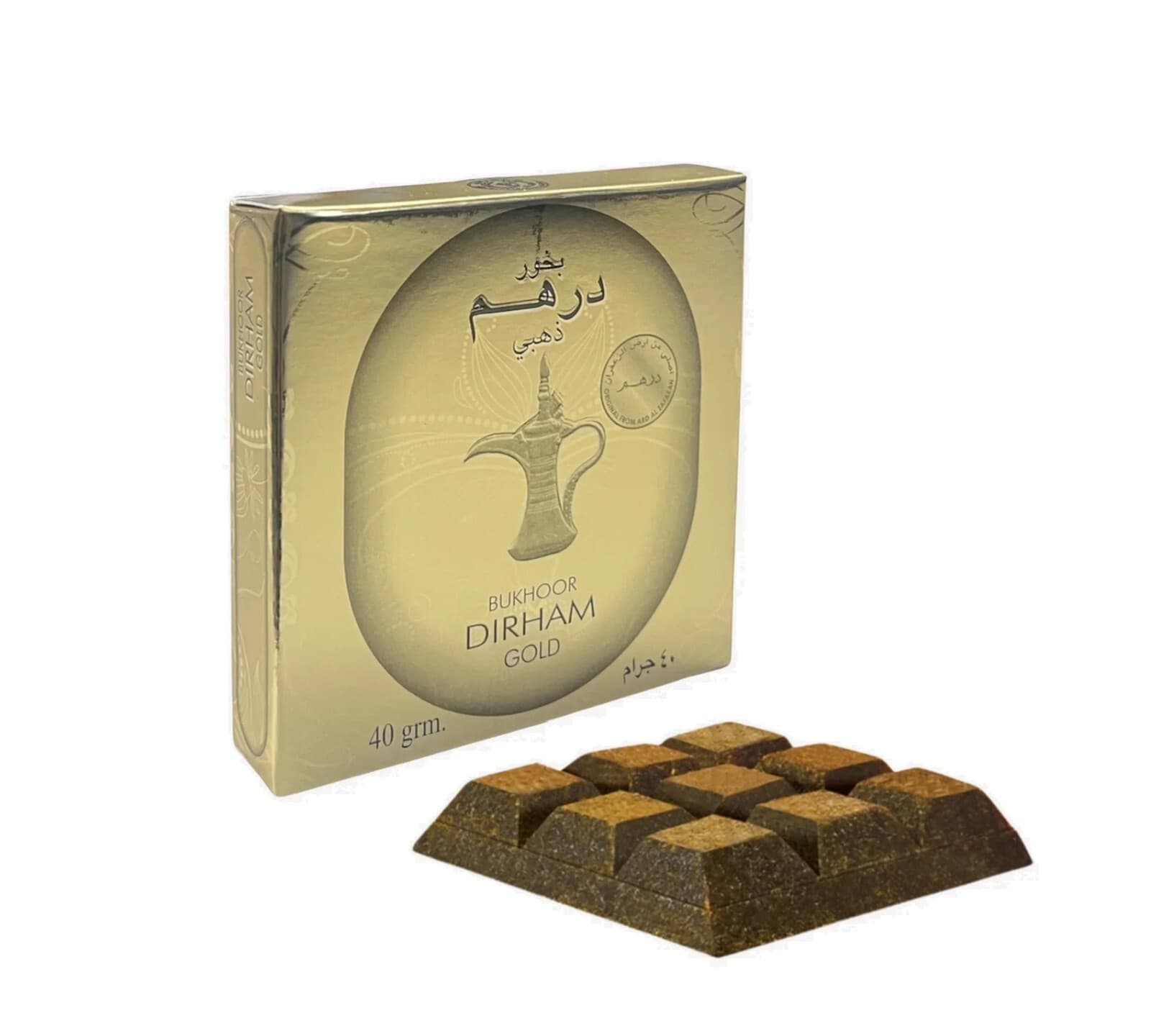 Dirham Gold 40g Bukhoor Bakhoor Incense by Ard Al Zaafaran