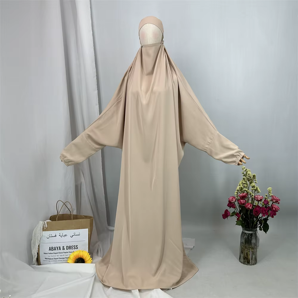 Dubai-Style Solid Closed Kimono Abaya