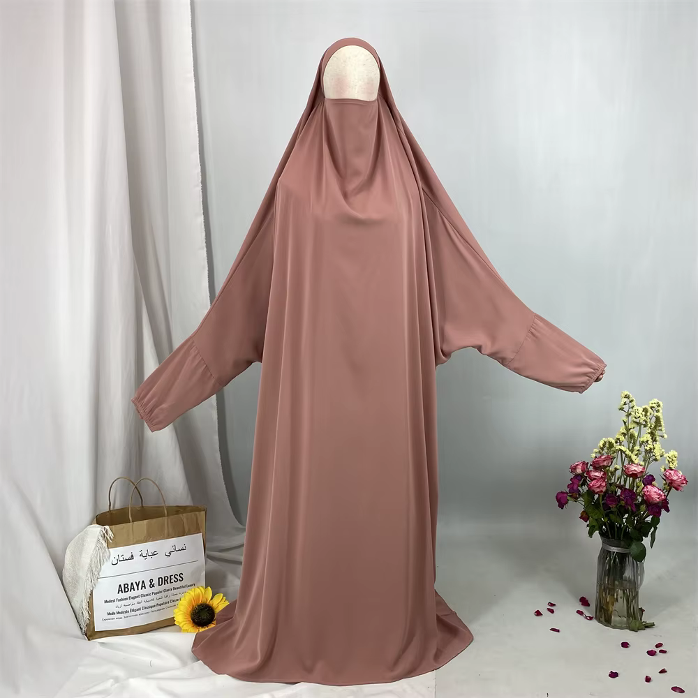 Dubai-Style Solid Closed Kimono Abaya