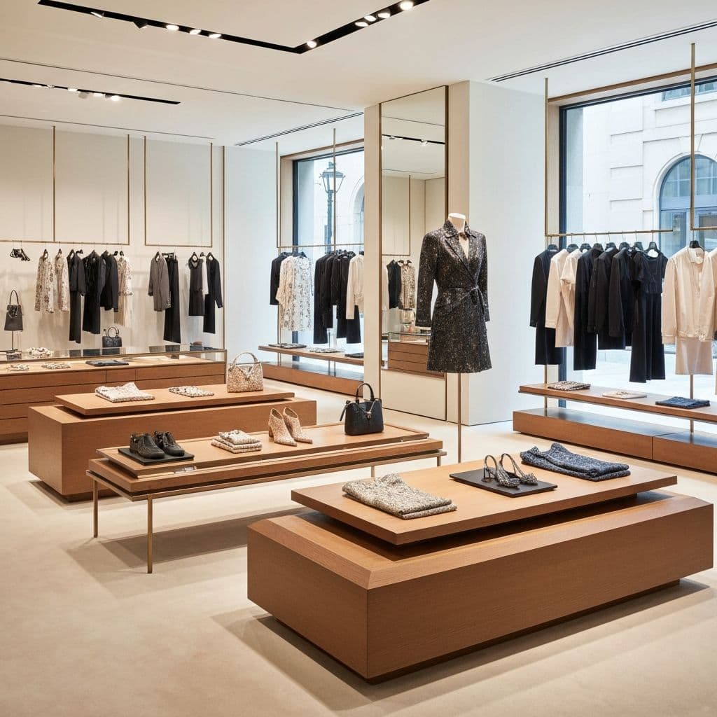 Luxury fashion store