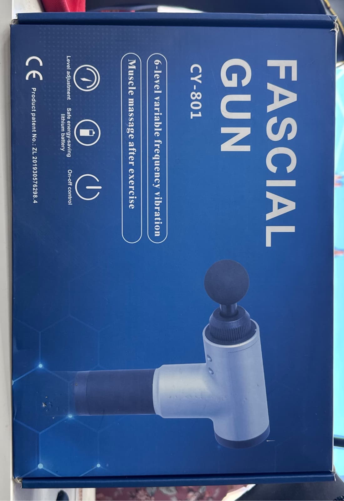 CY-801 Fascial Gun 6-Level Muscle Massager 1