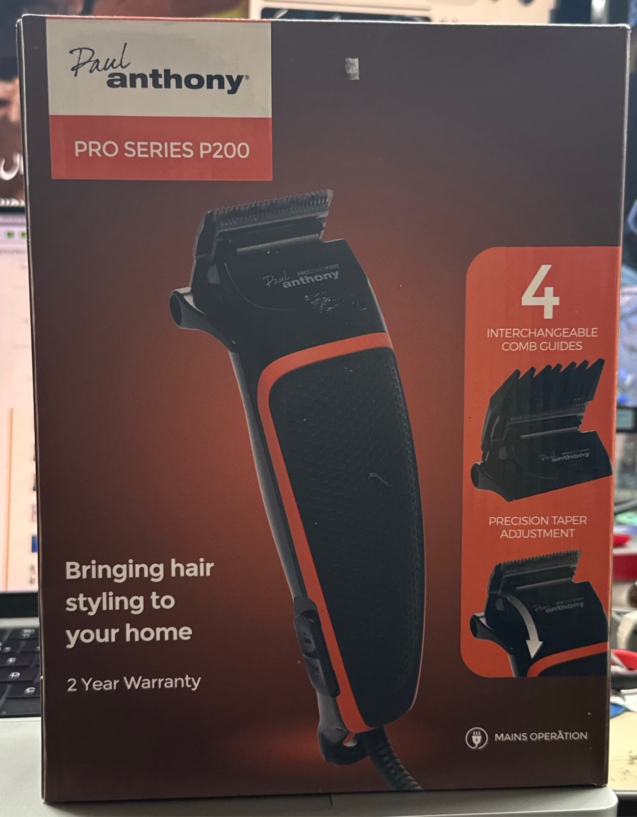 Paul Anthony Pro Series P200 Corded Hair Clipper 1