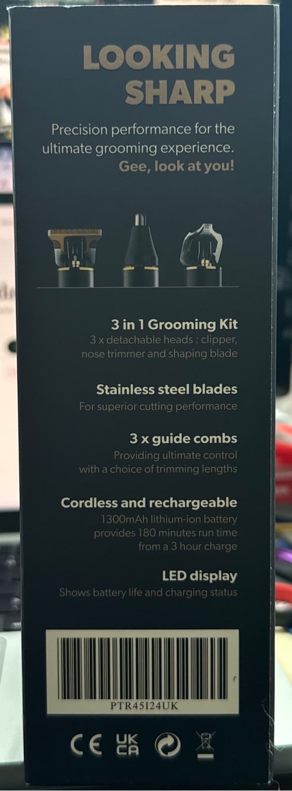 Geepas GTR56045UK 3-in-1 Grooming Kit 4