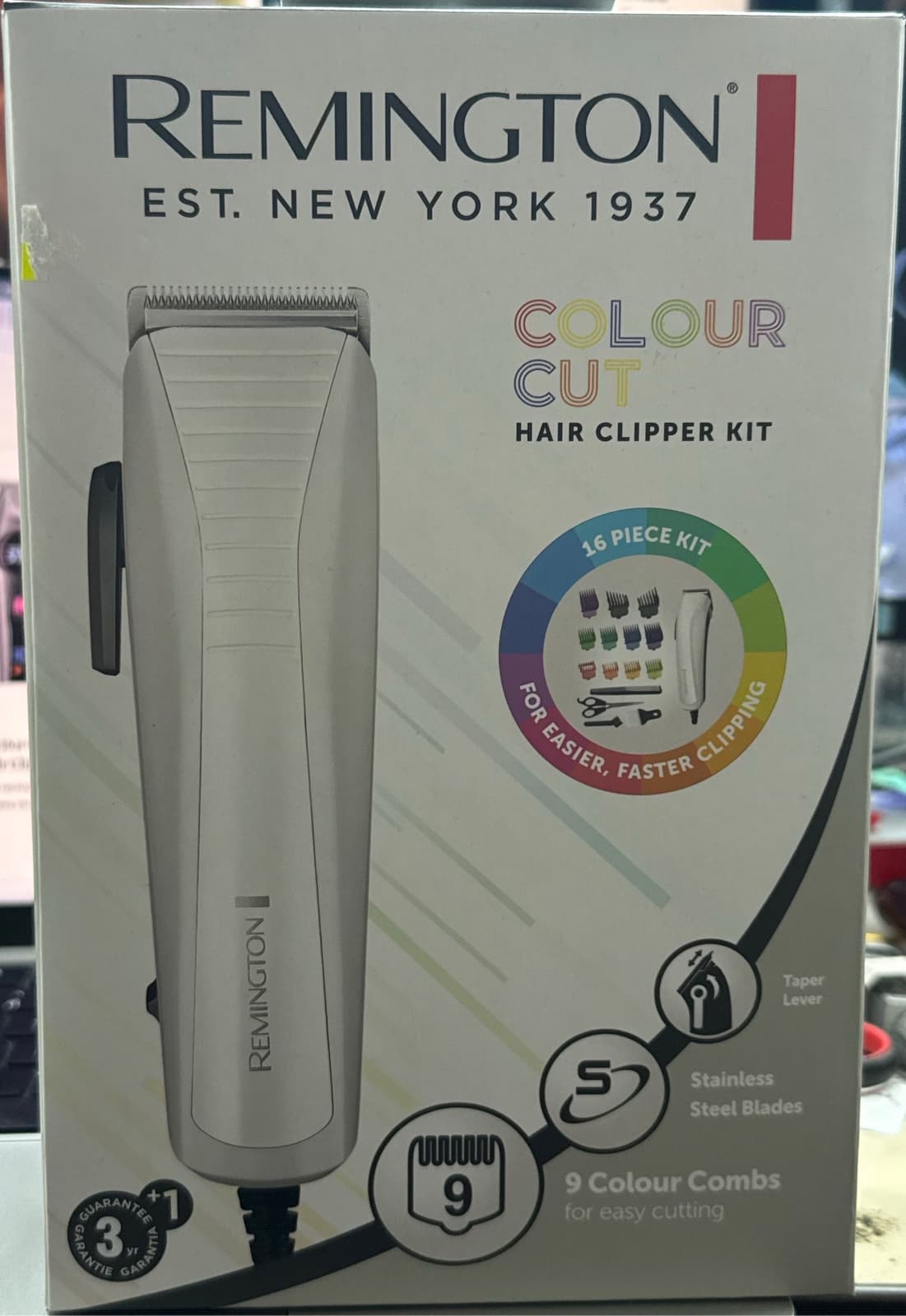 Remington Colour Cut Hair Clipper Kit 25mm 1