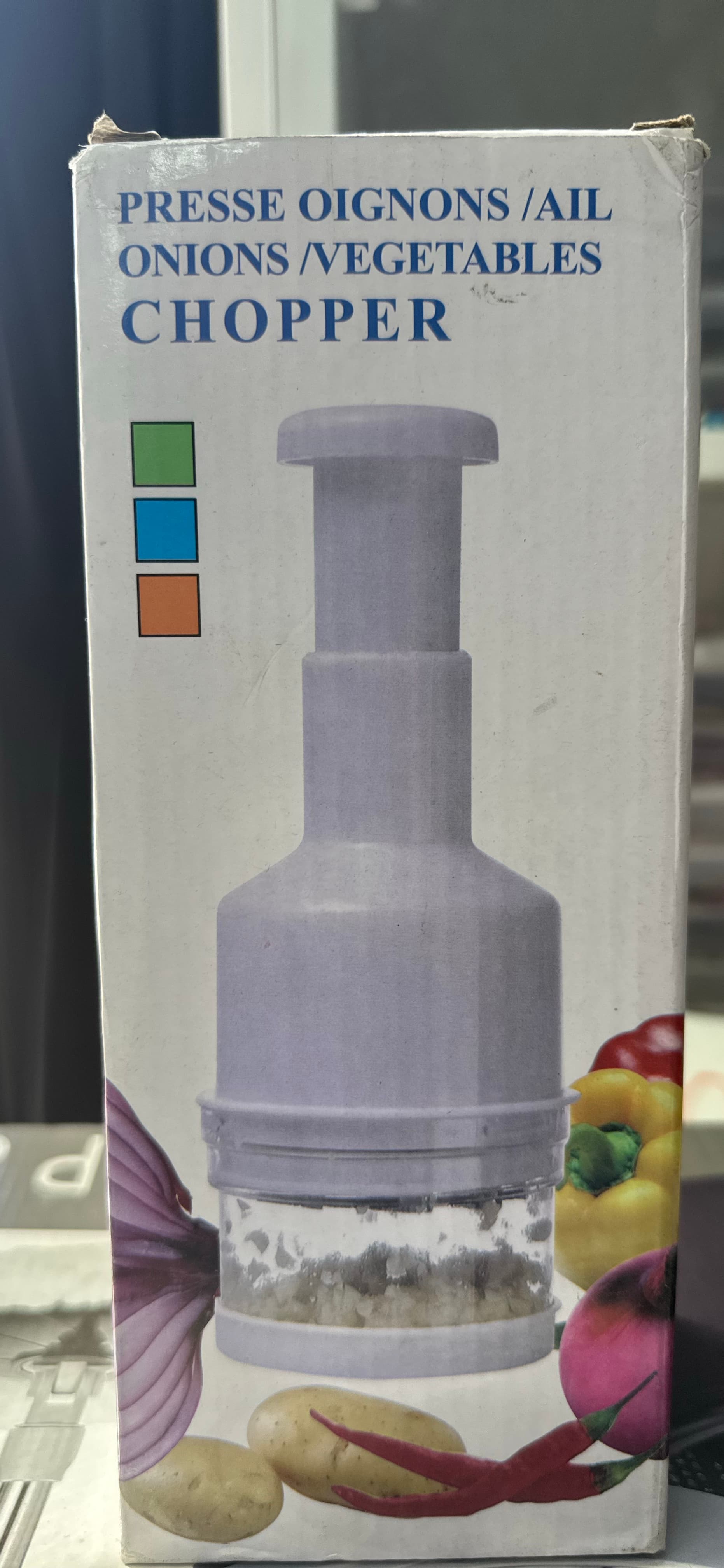 Manual Onion and Vegetable Chopper – Hand Press Cutter