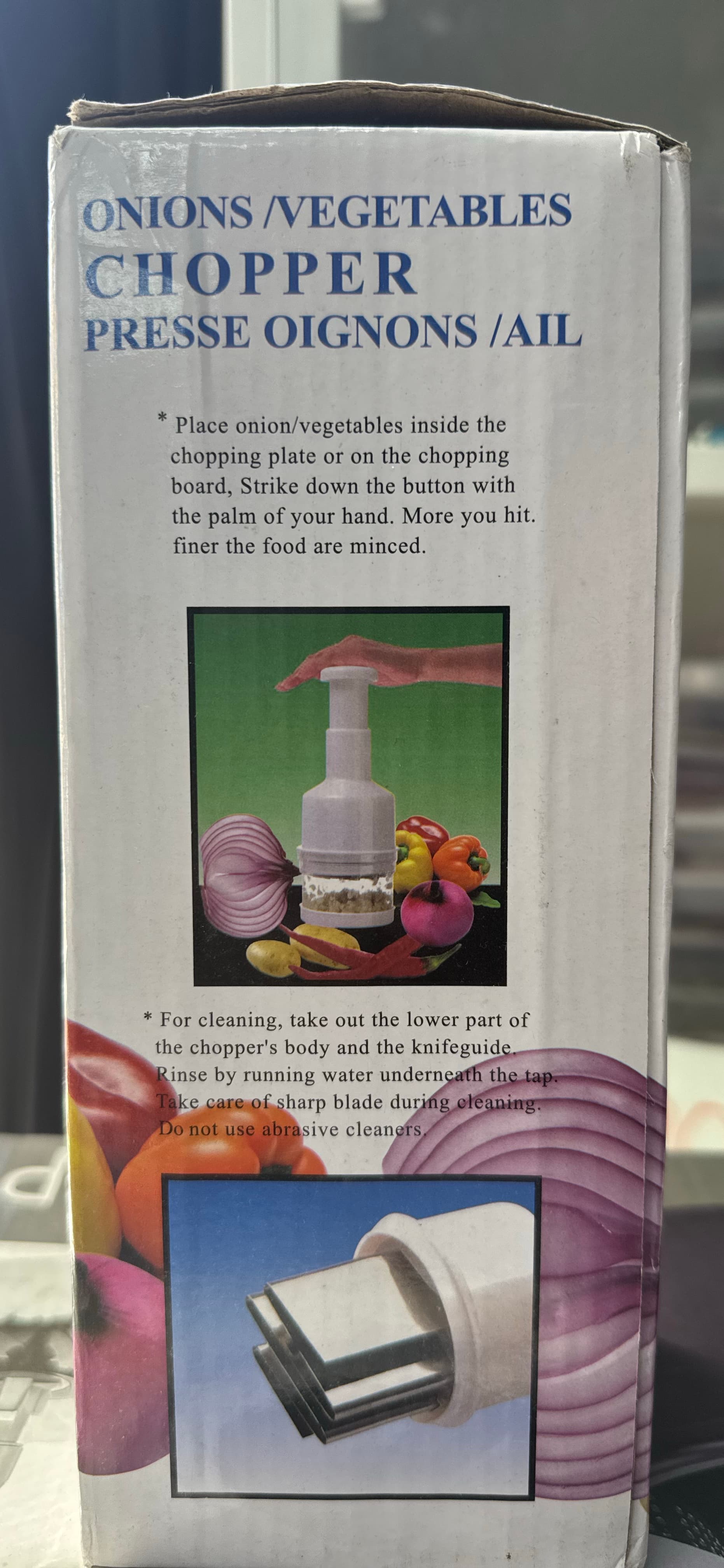 Manual Onion and Vegetable Chopper – Hand Press Cutter 2