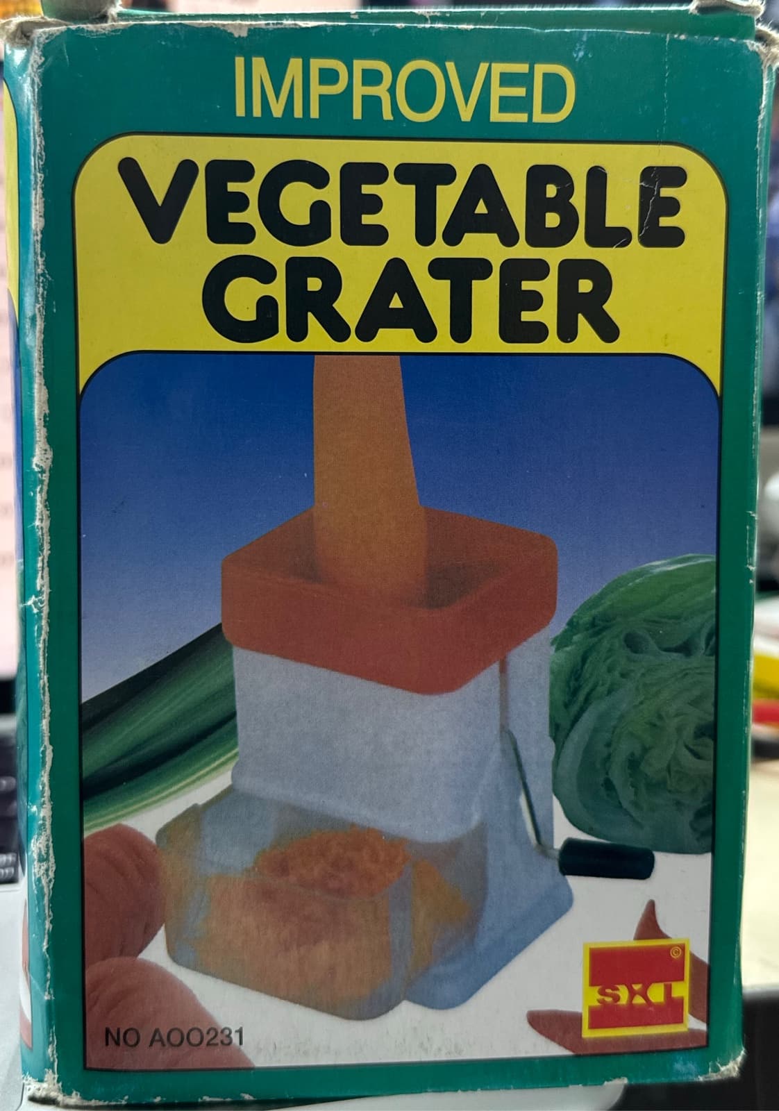 Improved Vegetable Grater with Stainless Steel Blades