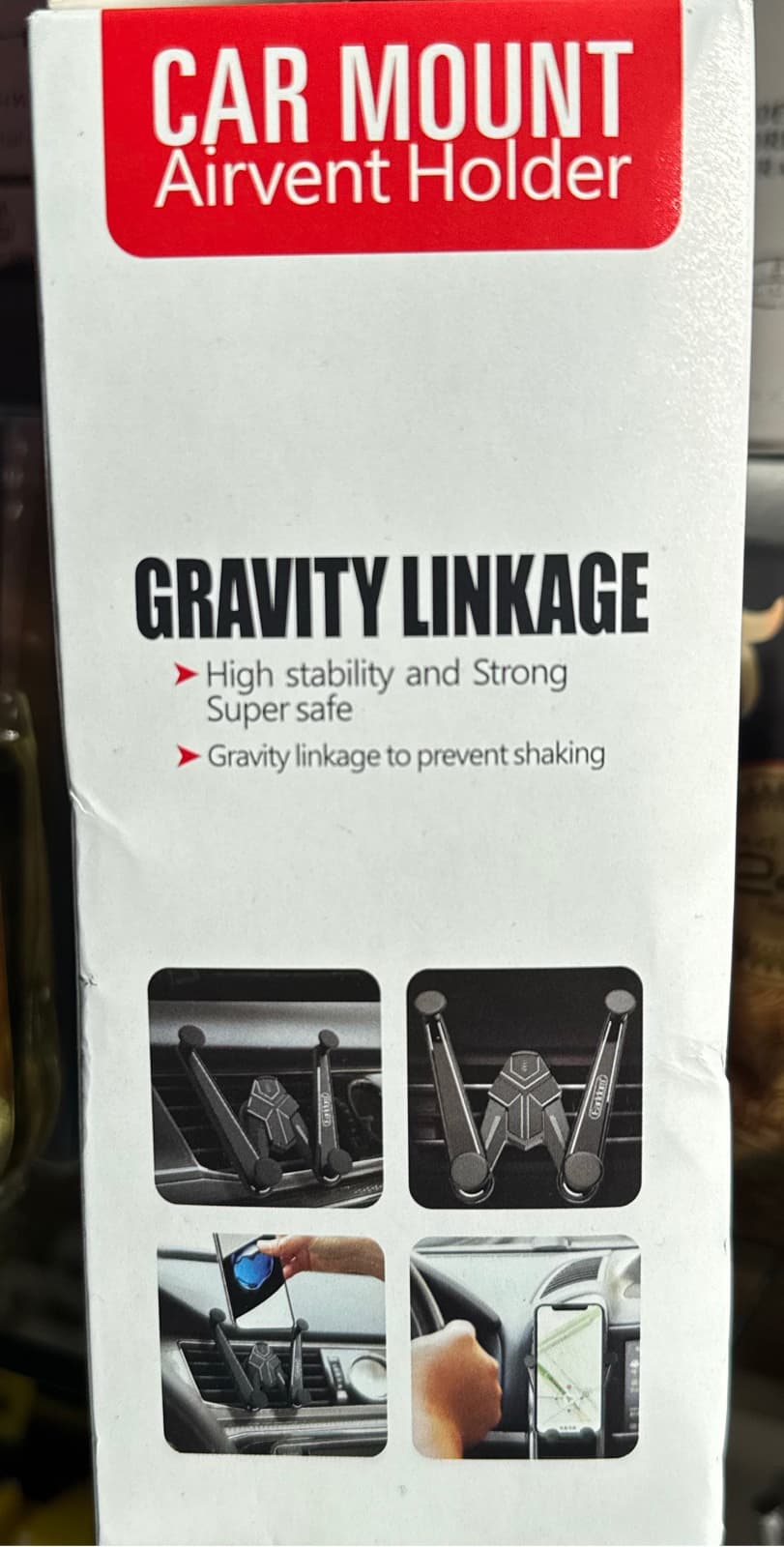 Earldom ET-EH64 Gravity Linkage Air Vent Car Phone Holder 2