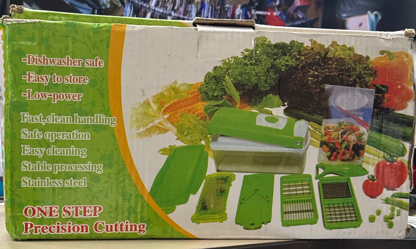 One Step Precision Cutting Fruit and Vegetable Cutter Set, 1,500 ml