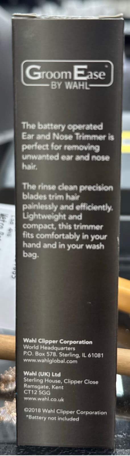 WAHL Groom Ease Ear + Nose Trimmer 3