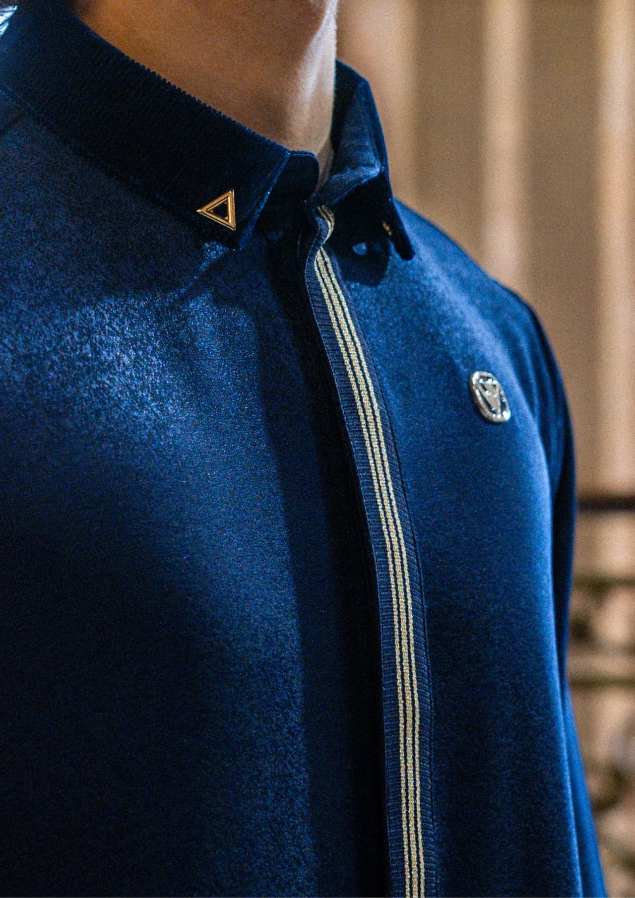 LAWUNG Thobe AAR2670 Blue Statement