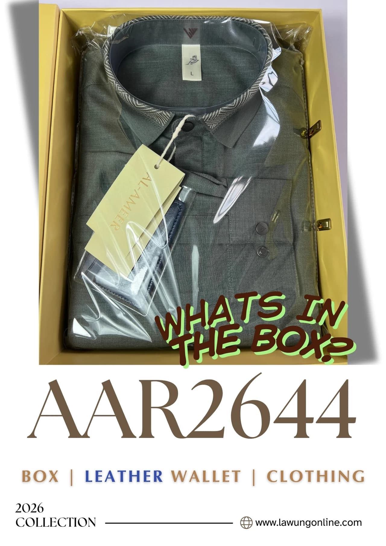 LAWUNG Thobe AAR2644 - Urban Olive
