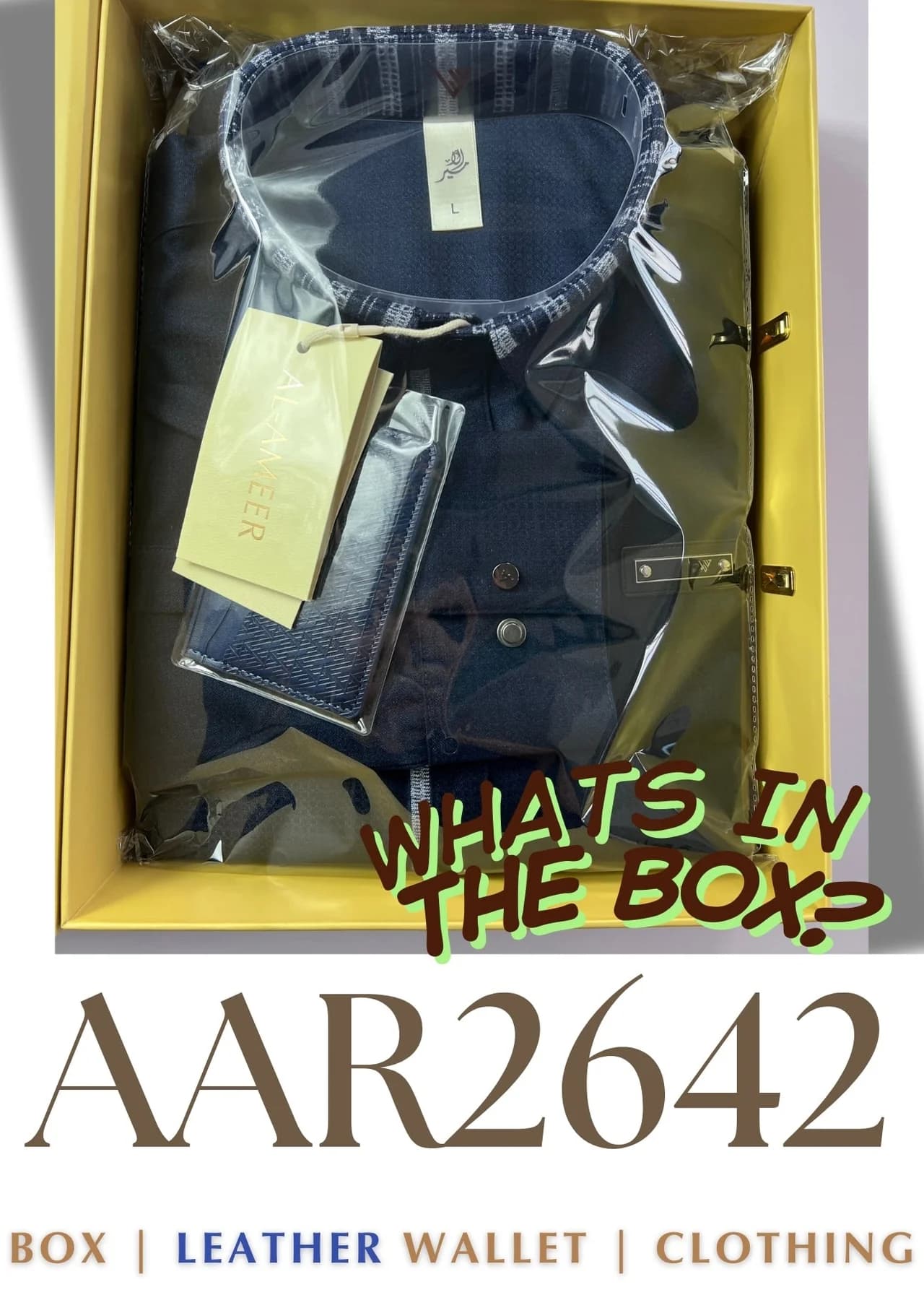 LAWUNG Thobe AAR2642 - Noir Bleu