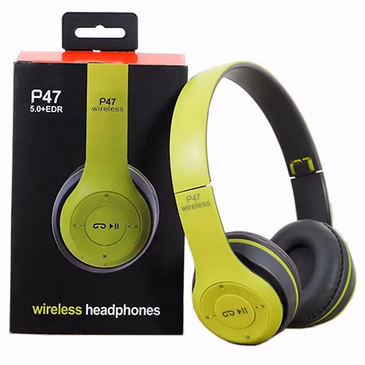 P47 5.0+EDR Wireless Headphones Lime Green