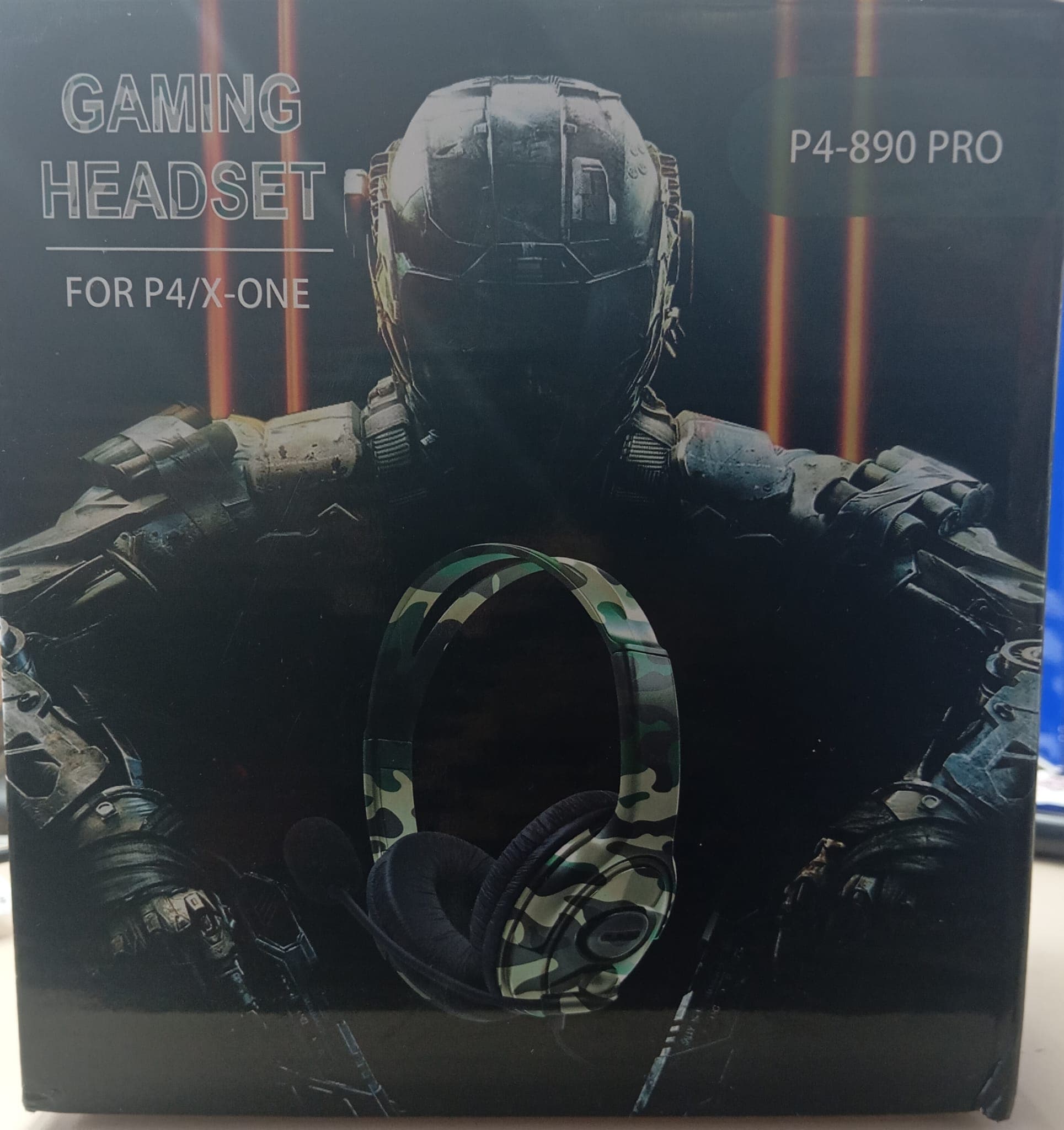 Wired Gaming Headset with Microphone and LED for PS4 and Xbox One