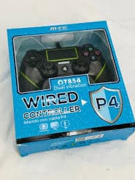 Dual Vibration Wired Controller Mando Con Cable P4