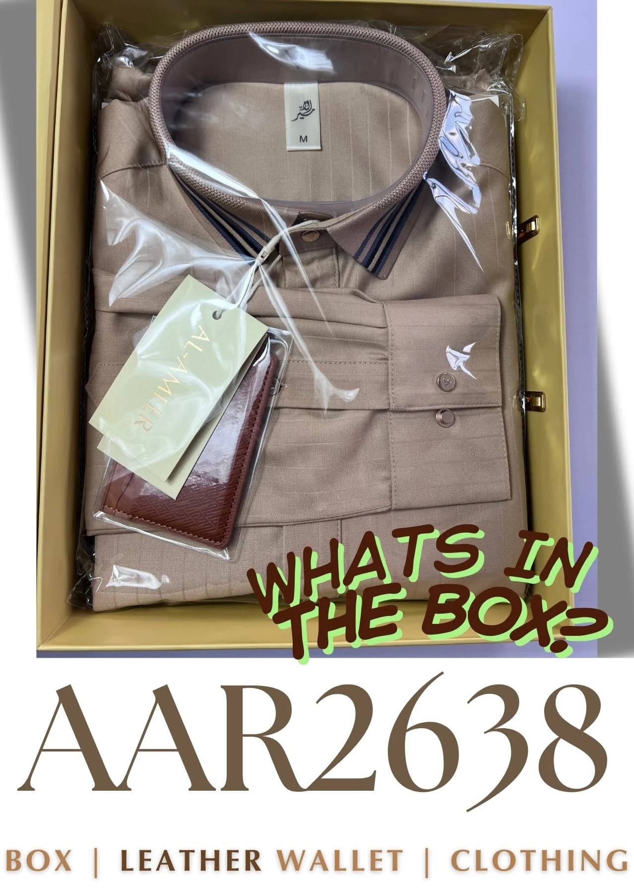 LAWUNG Thobe AAR2638 Golden Line