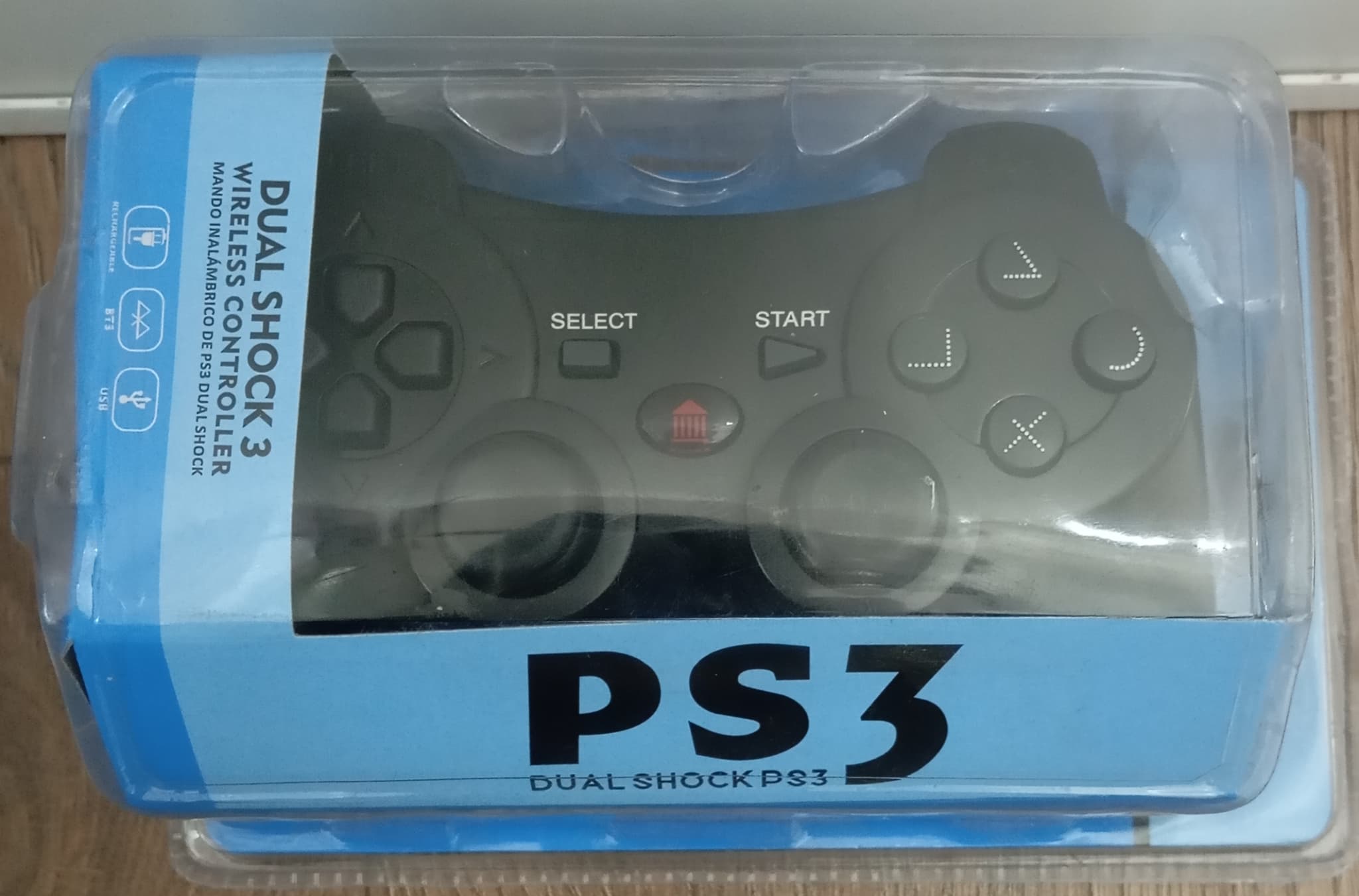 M.TK Dual Shock 3 Wireless PS3 Controller Black