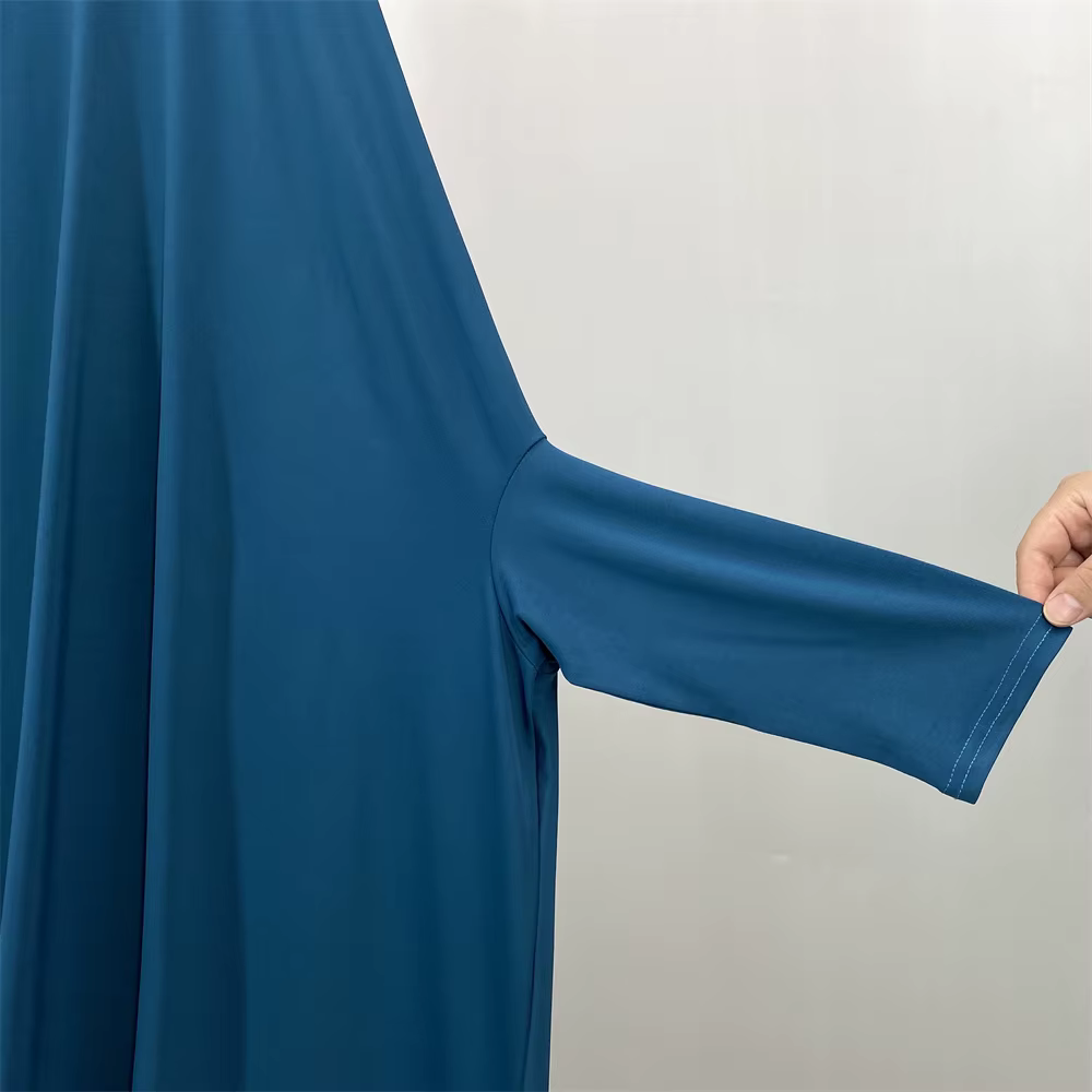 Dubai-Style Hooded Kaftan Abaya Dress