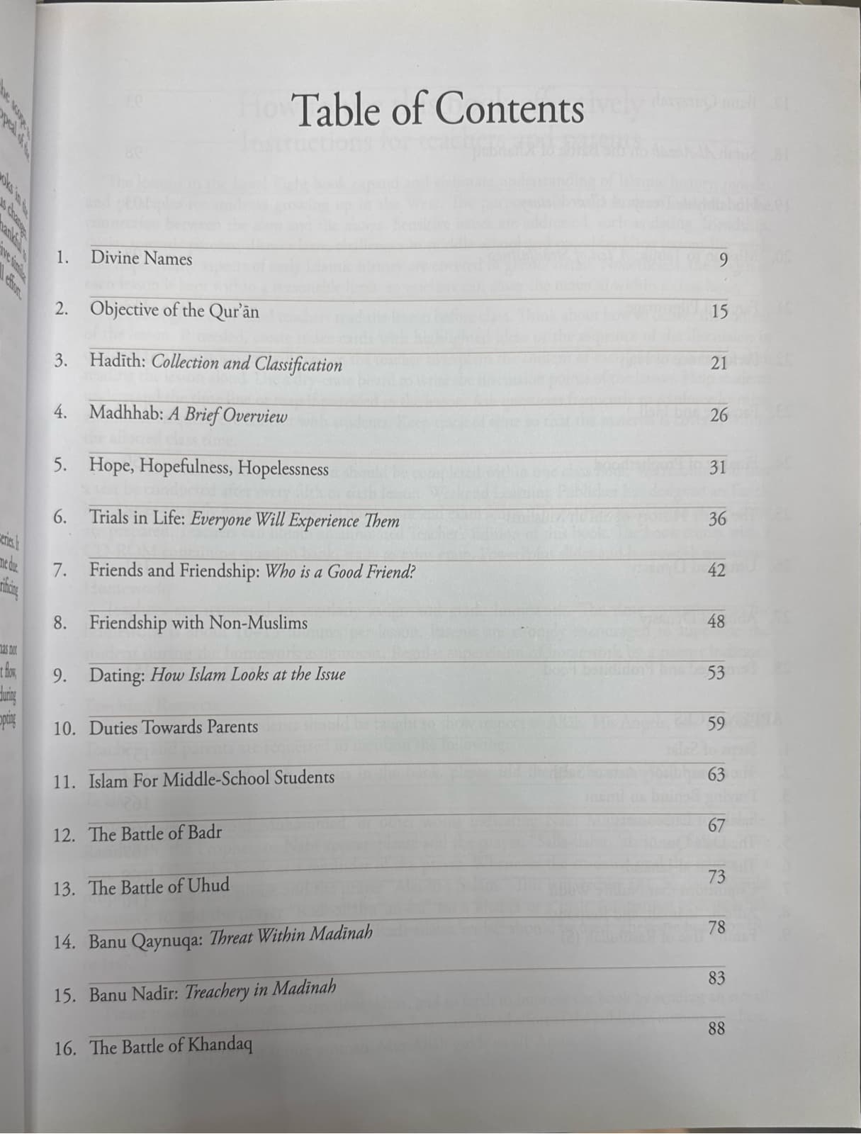 Islamic Studies : Weekend Learning Series Level 1-12