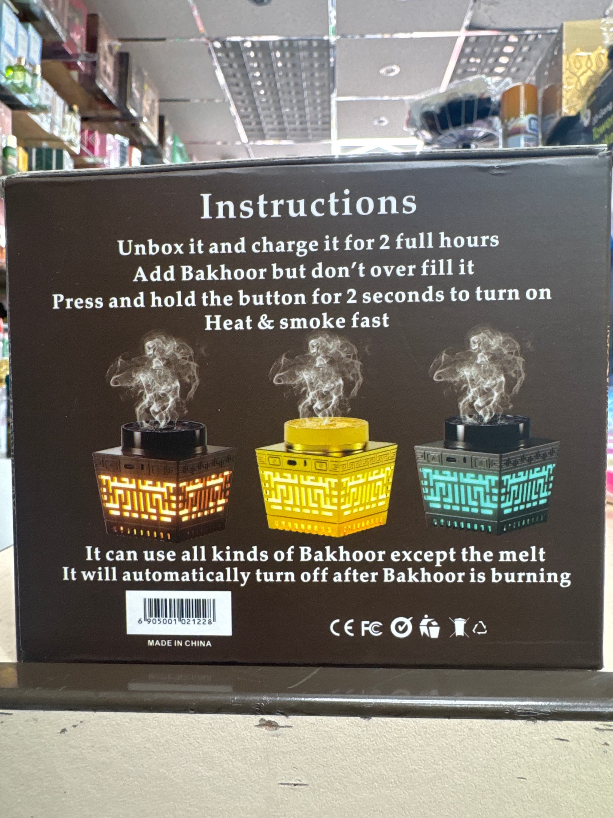 Portable Electric Incense Bakhoor Burner with Complete Quran