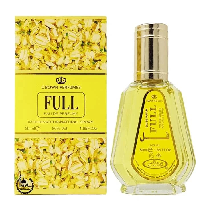 3 X FULL By Al Rehab- 50ml- Eau de Perfume Spray- Best Quality Jasmine Fragrance