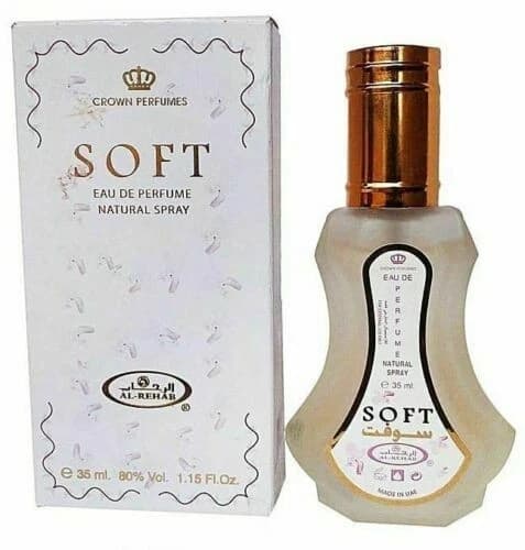 Soft 35ml (pack of 3) EDP Spray by Al Rehab Crown Perfume Spray