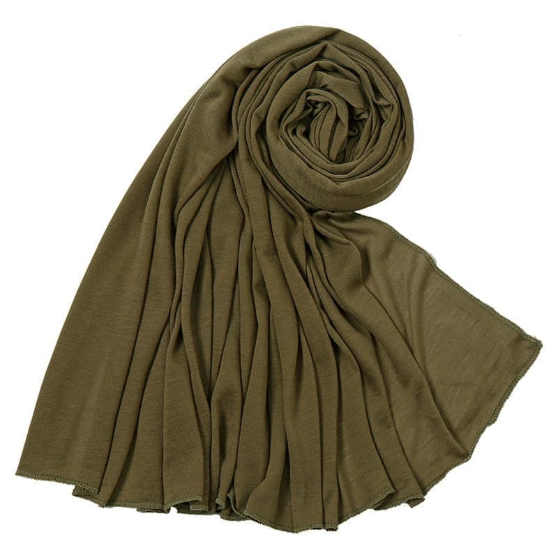 Premium Quality Jersey Hijab Scarf Stretchy 195x85cm