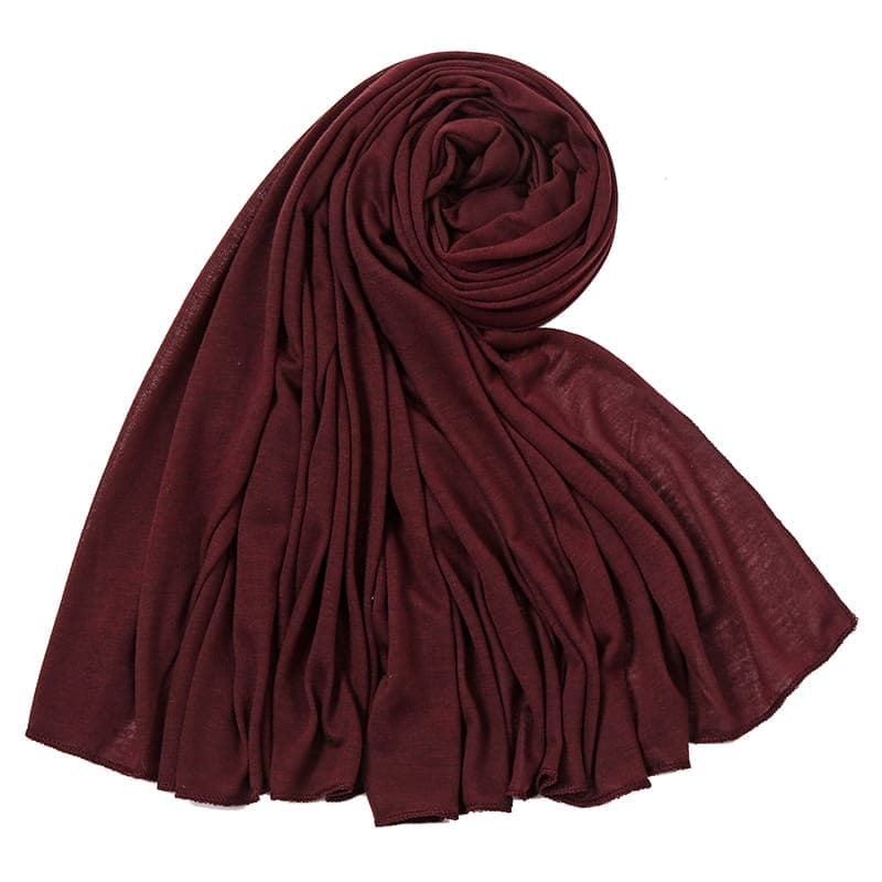 Premium Quality Jersey Hijab Scarf Stretchy 195x85cm