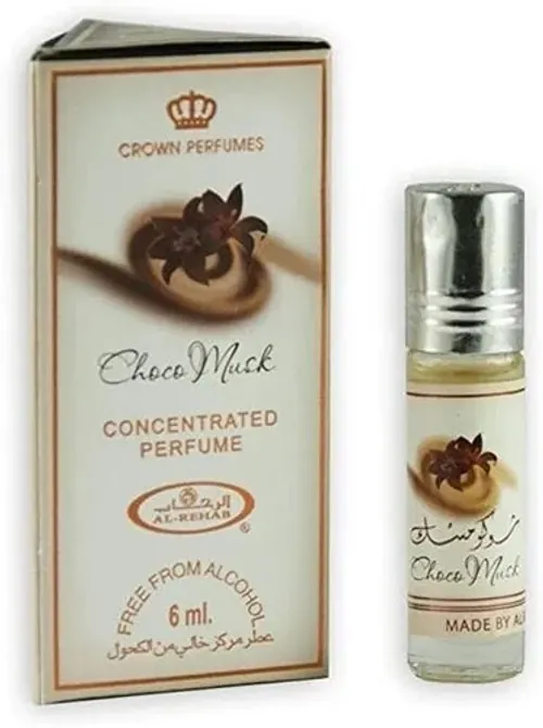 Al Rehab Choco Musk Unisex Perfume Oil 6ml & EDP Spray 50ml
