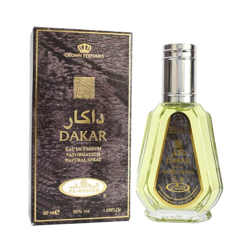 Al Rehab Dakar Men's Perfume Oil 6ml & EDP Spray 50ml